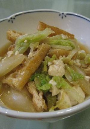 白菜と豆腐の炊いたの-レシピのメイン写真