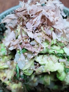 厨房ばあばぁ!白菜、水菜の胡麻和え。-レシピのメイン写真