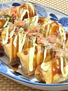 お好み焼き春巻き-レシピのメイン写真