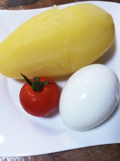 今日は茹でるだけ!卵とじゃがいも-レシピのメイン写真