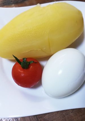 今日は茹でるだけ！卵とじゃがいも-レシピのメイン写真