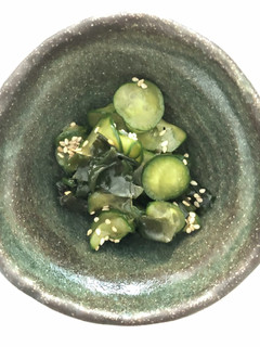 すっぱめ!きゅうりとわかめの酢の物-レシピのメイン写真
