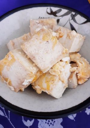 簡単ヘルシー★島豆腐のたまごとじ-レシピのメイン写真