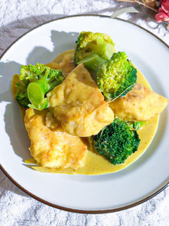 ほっこり優しい!鶏胸豆乳カレー煮-レシピのメイン写真