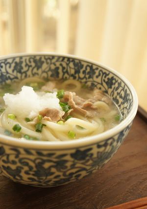 5分で*あったか豚おろしうどん-レシピのメイン写真