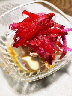 ツナと紅芯大根かけ冷奴-レシピのメイン写真