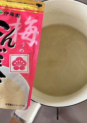 梅昆布茶を使った梅餡-レシピのメイン写真