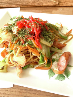 白菜で焼きそば-レシピのメイン写真