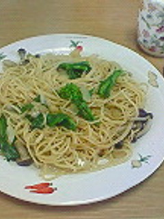 しめじと菜の花の春パスタ-レシピのメイン写真
