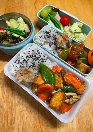 〇〇風で朝楽弁当-レシピのメイン写真