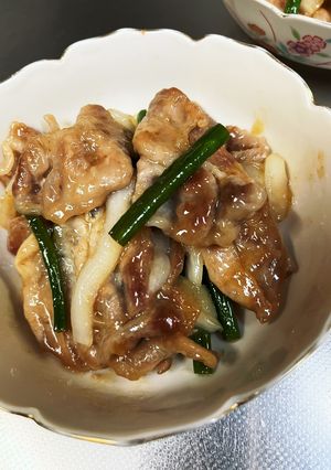 豚薄切り肉のサッパリ梅肉焼き-レシピのメイン写真