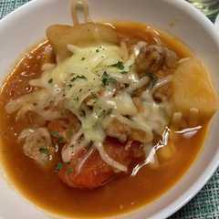 รูปของ 肉じゃがリメイク◎チーズトマトシチュー