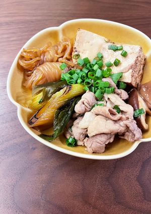 豚こま肉でご馳走!肉豆腐-レシピのメイン写真