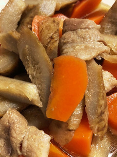 ごぼうと豚バラの出汁煮-レシピのメイン写真