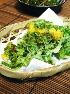 菜の花はてんぷらに♪-レシピのメイン写真