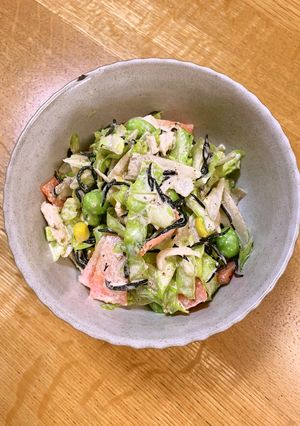 ひじきと彩り野菜の胡麻サラダ-レシピのメイン写真