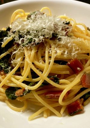Chard and Ham Pasta-レシピのメイン写真