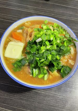俺のニラバタ豚汁うどん風-レシピのメイン写真