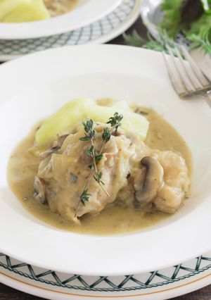 Xmas 鶏肉のゴルゴンゾーラクリーム煮-レシピのメイン写真