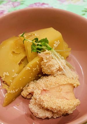 たら子と筍の煮物-レシピのメイン写真