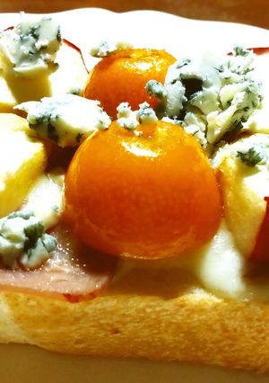果物とベーコンチーズトースト-レシピのメイン写真