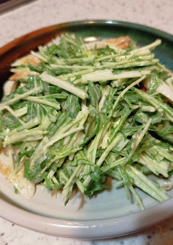 水菜とちくわのさっぱりサラダ-レシピのメイン写真