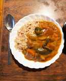 茄子と根菜和風雑穀玄米カレー