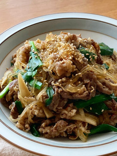 *牛肉とごぼうのプルコギ風*-レシピのメイン写真