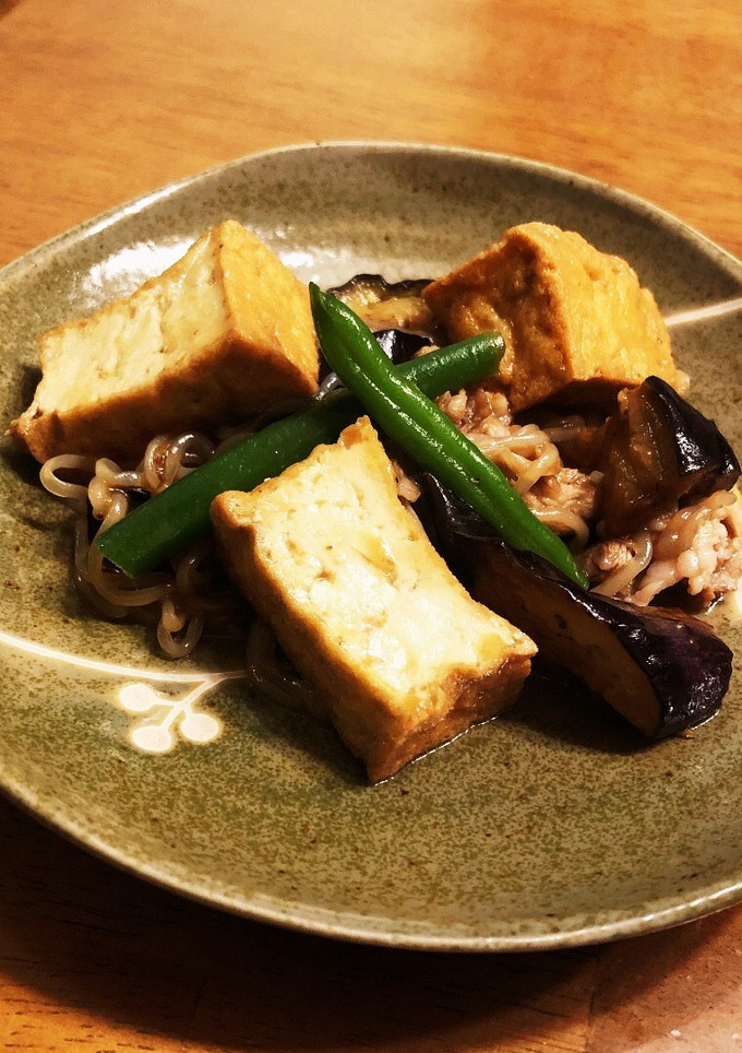 なすと厚揚げのオイスターソース炒め-レシピのメイン写真