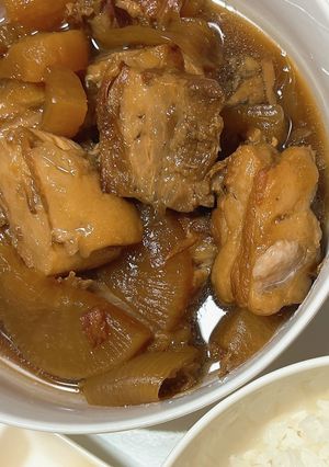 一晩かけて豚バラブロックde角煮-レシピのメイン写真