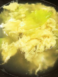 レタスとたまごのスープ 簡単 おいしい-レシピのメイン写真