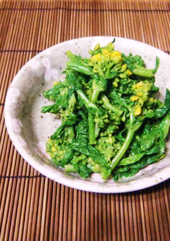 菜の花のまったりマヨからし醤油和え-レシピのメイン写真