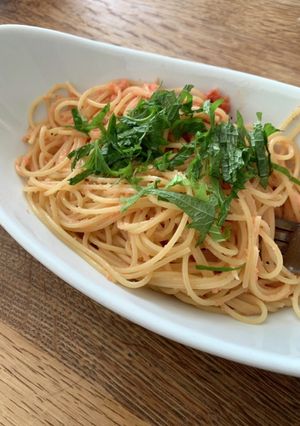 簡単　明太子パスタ　栗原はるみさん風-レシピのメイン写真
