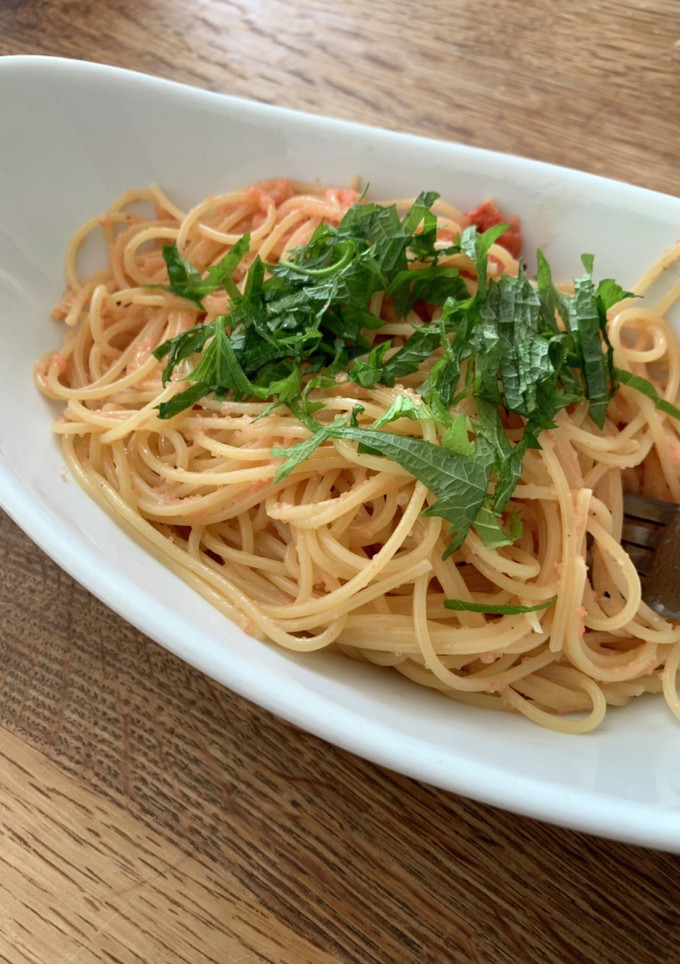 簡単　明太子パスタ　栗原はるみさん風-レシピのメイン写真
