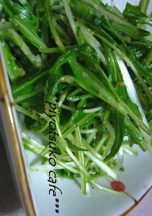 シャキシャキ☆水菜の胡麻和え-レシピのメイン写真