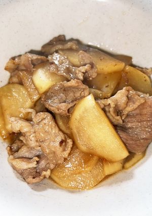豚とカブの甘酢炒め煮-レシピのメイン写真