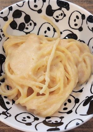 豆乳と米粉のたらこクリームパスタ明太子-レシピのメイン写真