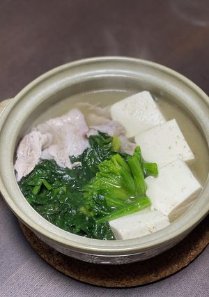 我が家のシンプル常夜鍋♪-レシピのメイン写真