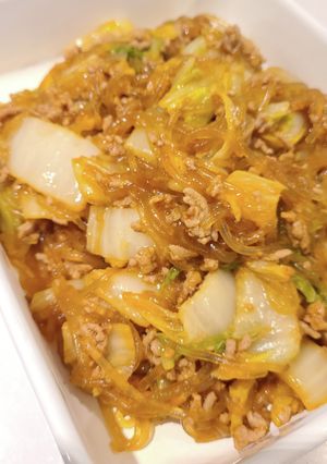 白菜とひき肉のしょうゆ麹炒め-レシピのメイン写真