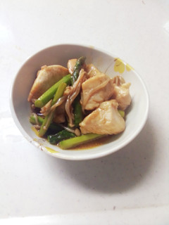 アスパラガスと鶏肉の炒め物-レシピのメイン写真
