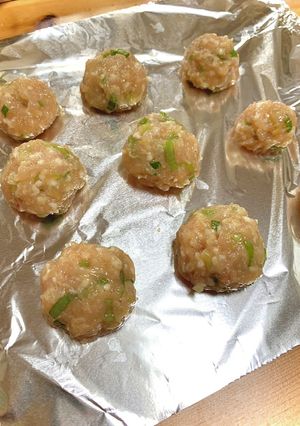 鍋や汁物に♪ 鶏団子-レシピのメイン写真