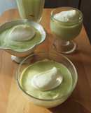 泡のようにソフトな口当たり　抹茶ムース