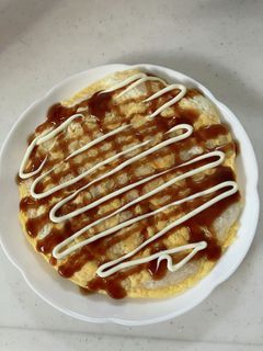 お餅でなんちゃってお好み焼き-レシピのメイン写真