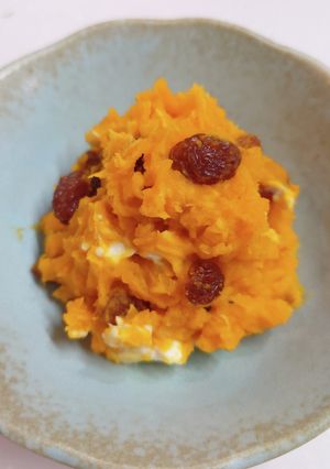 かぼちゃのクリームチーズサラダ-レシピのメイン写真