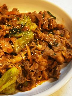 残り野菜で♪豚肉スタミナ炒め-レシピのメイン写真