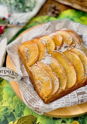 HM使用バナナ入り　りんごと紅茶のケーキ-レシピのメイン写真