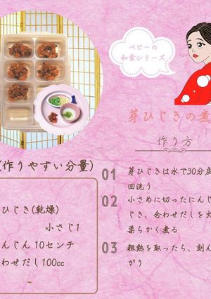 芽ひじきの煮物【離乳食 後期】-レシピのメイン写真