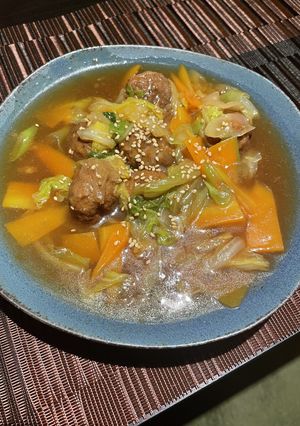 冷凍肉団子で簡単！白菜のオイスター煮-レシピのメイン写真