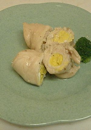 鶏とうずら卵の義理親子ロール-レシピのメイン写真