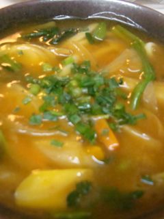 お蕎麦屋さんのカレーうどん-レシピのメイン写真